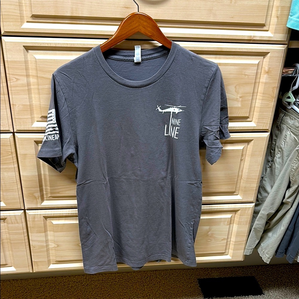 Men's Nineline Gray T-Shirt
